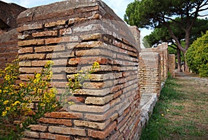 Ancient Walls, Ostia Antica, Italy