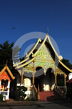 Ancient wat in Chiang Mai, Thailand