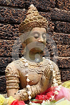 Ancient wat ruins in Chiang Mai