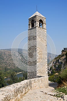 The ancient watch tower in Pocitelj