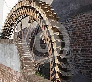 Ancient water mill, Soncino, Italy