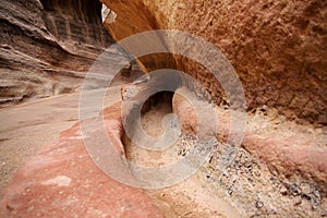 Ancient watering system, Petra, Jordan