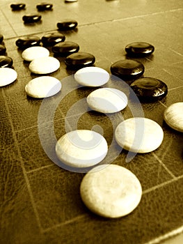 Ancient Weiqi or Go game