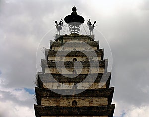 Ancient Western Pagoda in Kunming, Yunnan province of China