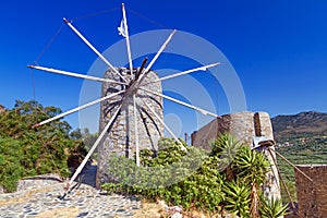 Ancient windmills of Lasithi Plateau photo