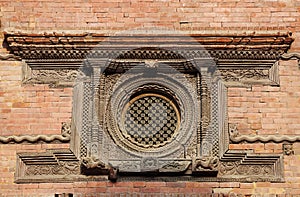 Ancient Windows in Hanuman Dhoka Durbar photo