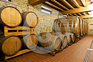 The ancient wine cellar