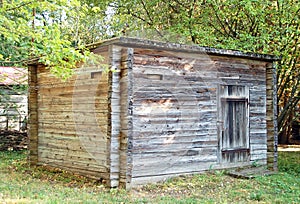 Ancient wooden barn