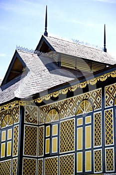 The Ancient Wooden Palace of the Sultan of Perak photo