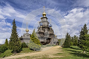 Ancient wooden Russian orthodox church