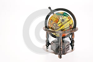 An ancient world globe