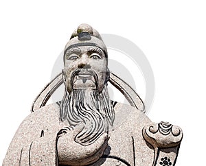 AncientChinese man statue