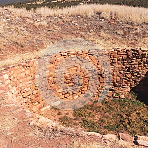 Ancients Kiva Near Pueblo, New Mexico