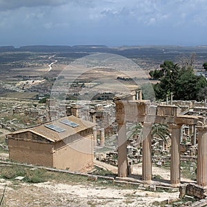 Ancients ruins in Cirene