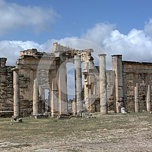Ancients ruins in Cirene photo
