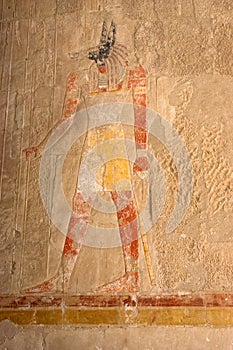 Ancinet Egypt Hieroglyphic Painting on Wall photo