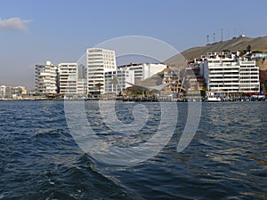 Ancon resort at the coastline of Lima, Peru photo