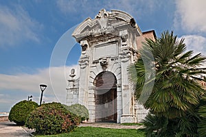 Ancona, Marche, Italy: the ancient city gate Porta Pia