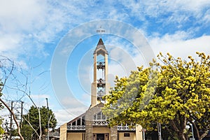 Ancud Cathedral at Plaza de Armas Square - Ancud, Chiloe Island, Chile photo