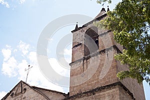 Andahuaylas Peru Plaza de Armas Historical Cathedral bell tower