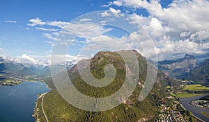 Andalsnes and Nesaksla mountain