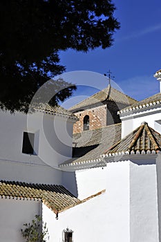 Andalucian Church and village Spain photo