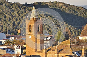 Andalusian church village.