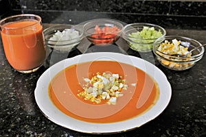 Andalusian gazpacho Andalusian and Spanish cuisine