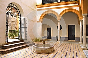 Andalusian patio photo