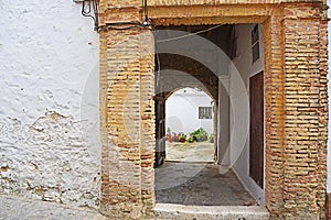 An Andalusian patio entrance