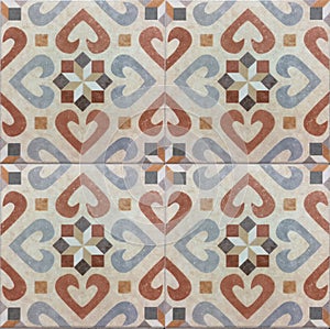 Andalusian pattern, spanish tiles , geometric mosaic design