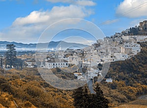 Andalusian village in the coast