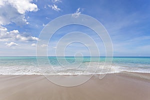 Andaman sea ,tropical beach scenery background.