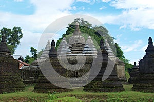 Andaw-thein temple in Mrauk U, sub region of the Sittwe District, Rakhine State, Myanmar.