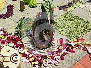 Andean cross - indigenous ritual, South America