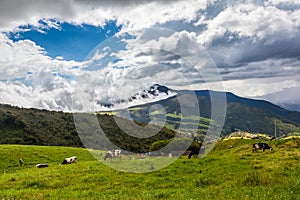Andean landscape photo