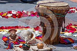 Andean Spiritual ritual Chakana, Ecuador