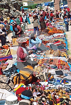 Andean textile market