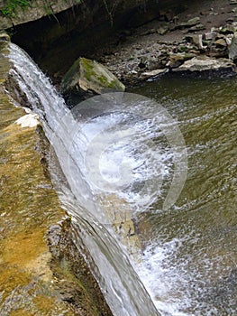 Anderson Falls waterfall in Indiana