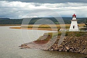 Anderson hollow lighthouse in New brunswick