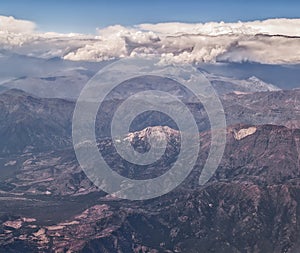 Andes aerial view