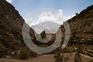 The andes, Cajon del Maipo