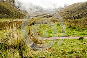 The Andes in Ecuador photo