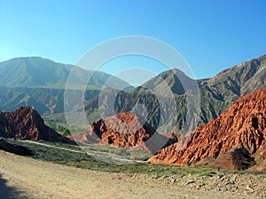 Andes landscape, Jujuni, Hornocal, Argentina