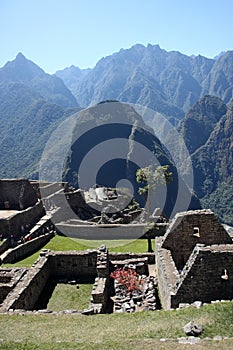 Andes from Machu Picchu
