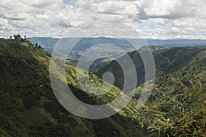 Andes mountain range, Huila Colombia photo