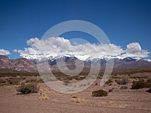 Andes mountaines in Mendoza, Argentina