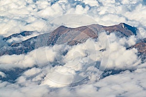 Andes Mountains Aerial View, Chile