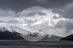 Andes Mountains, Chile, Beagle Strait