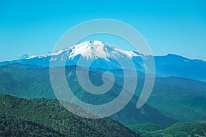 Andes mountains landscape, Araucania district, Lonquimay volcano, Callaqui, Chile, South America